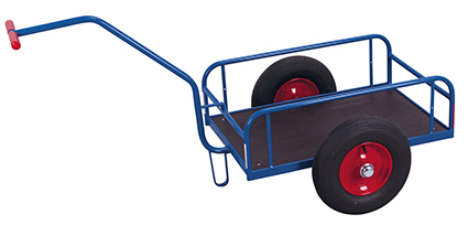 Handwagen ohne Bordwand, 825x535 mm BxT Ladefläche