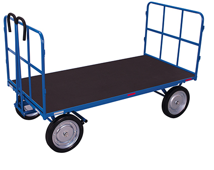 Handpritschenwagen, 1140x800 mm BxT, 2 Rohrgitterwände