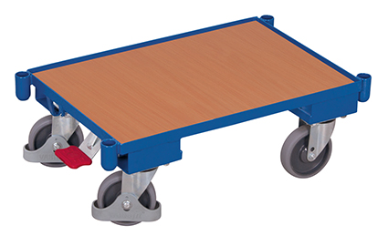 Euro-System-Roller, 605x410 mm BxT mit Boden/Rand