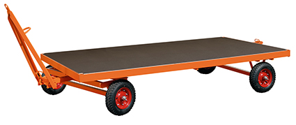 Industrieanhänger, 3000x1500x540 mm BxTxH, Vollgummibereifung