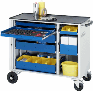 Werkzeugwagen, B 1025 x T 520 x H 890 mm