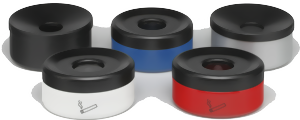 Tischaschenbecher, enzianblau RAL 5010  
