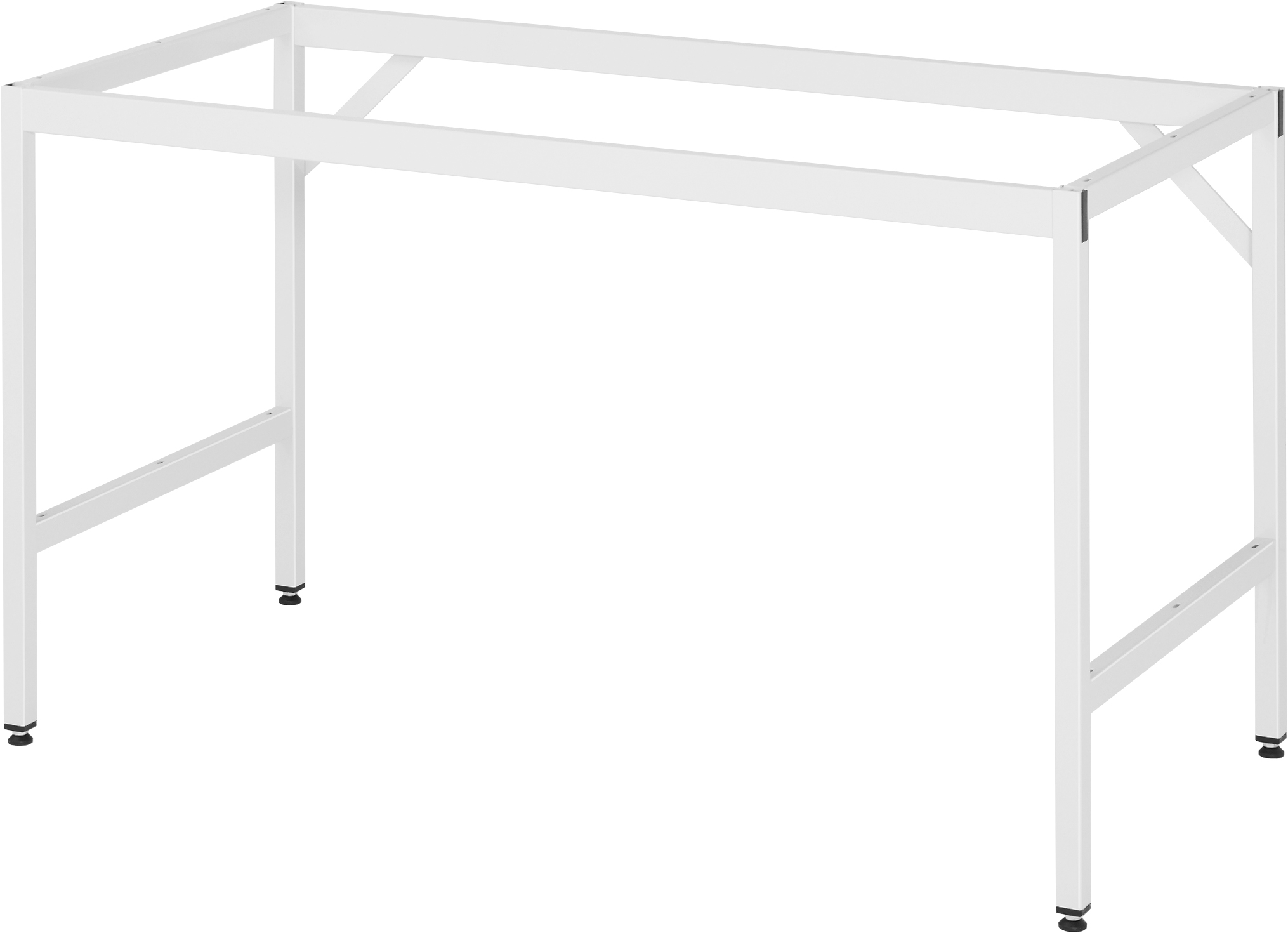 Arbeitstisch - Grundgestell, B 1340 x T 660 x H 780-830 mm, ohne Platte