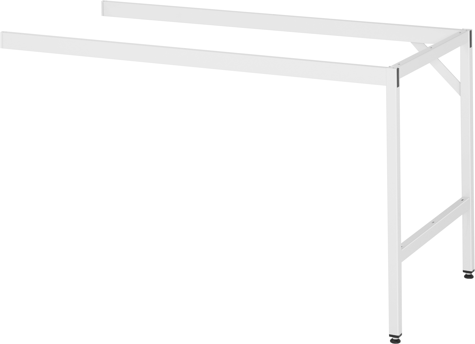 Arbeitstisch - Anbaugestell, B 1310 x T 660 x H 780-830 mm, ohne Platte