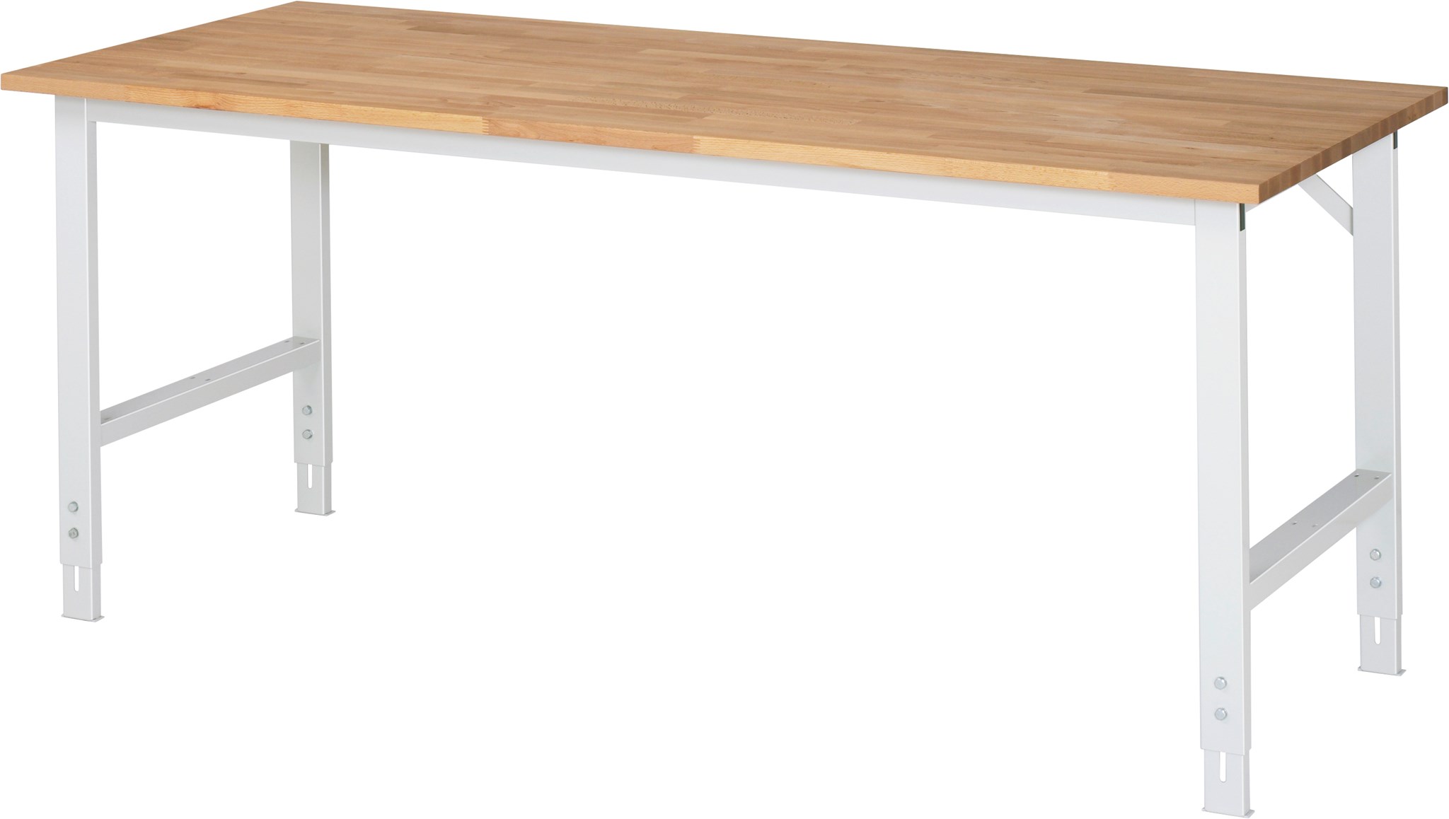 Arbeitstisch, B 2000 x T 800 x H 760-1080 mm