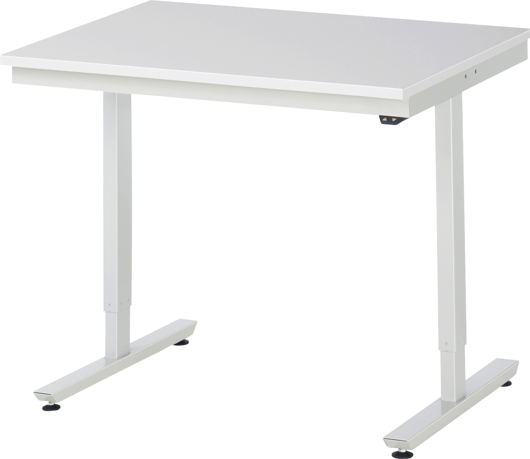 Arbeitstisch 1000x800x720-1120 mm BxTxH mit EGB-Melamin-Platte 28 mm