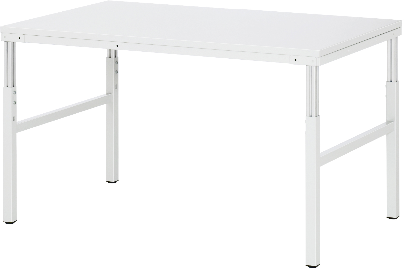 Basis-Arbeitstisch 1500x900x650-1000 mm LxTxH, Melaminarbeitsplatte
