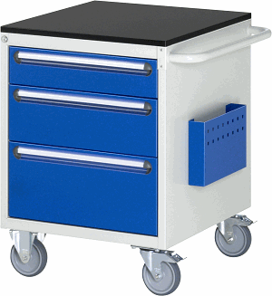 Montagewagen Modell L3.16, B 580 x T 650 x H 790 mm, Melamin-Top 19 mm