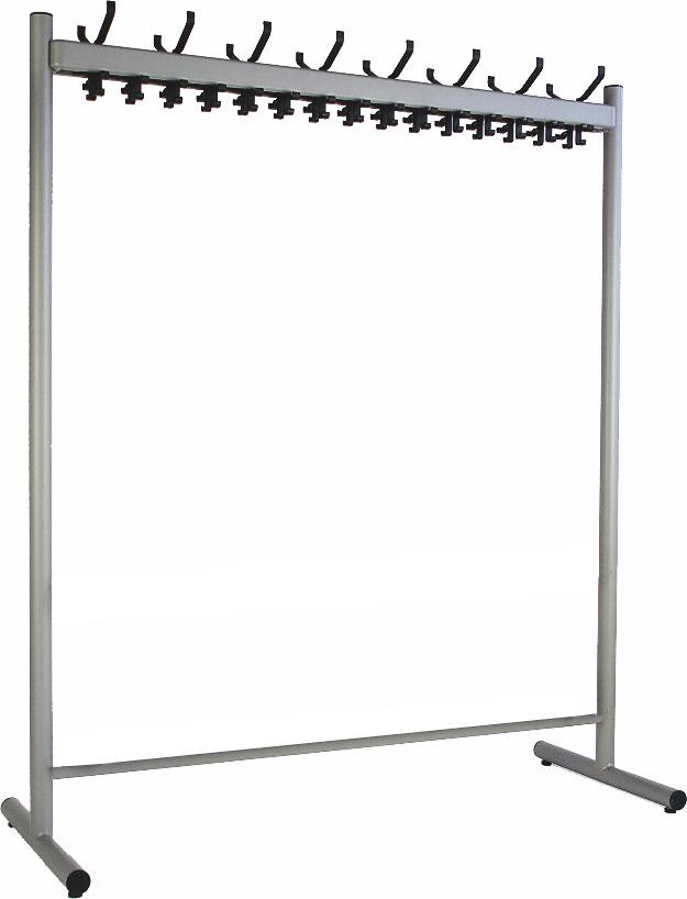 Standgarderobe Alu-Haken Länge 1700 mm