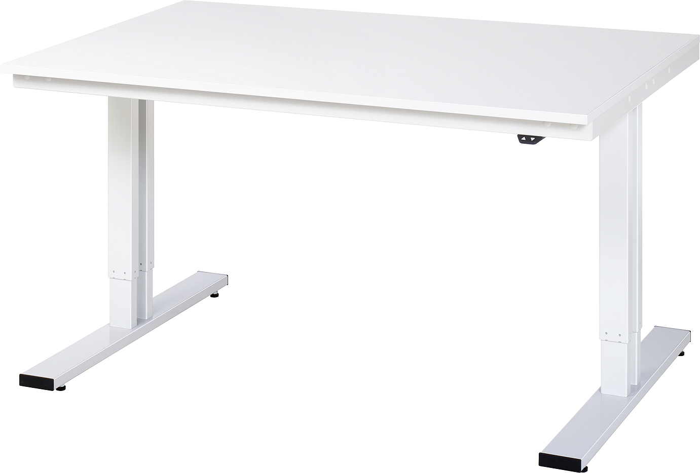 Arbeitstisch 1500x1000x720-1120 mm BxTxH mit EGB-Melamin-Platte 28 mm