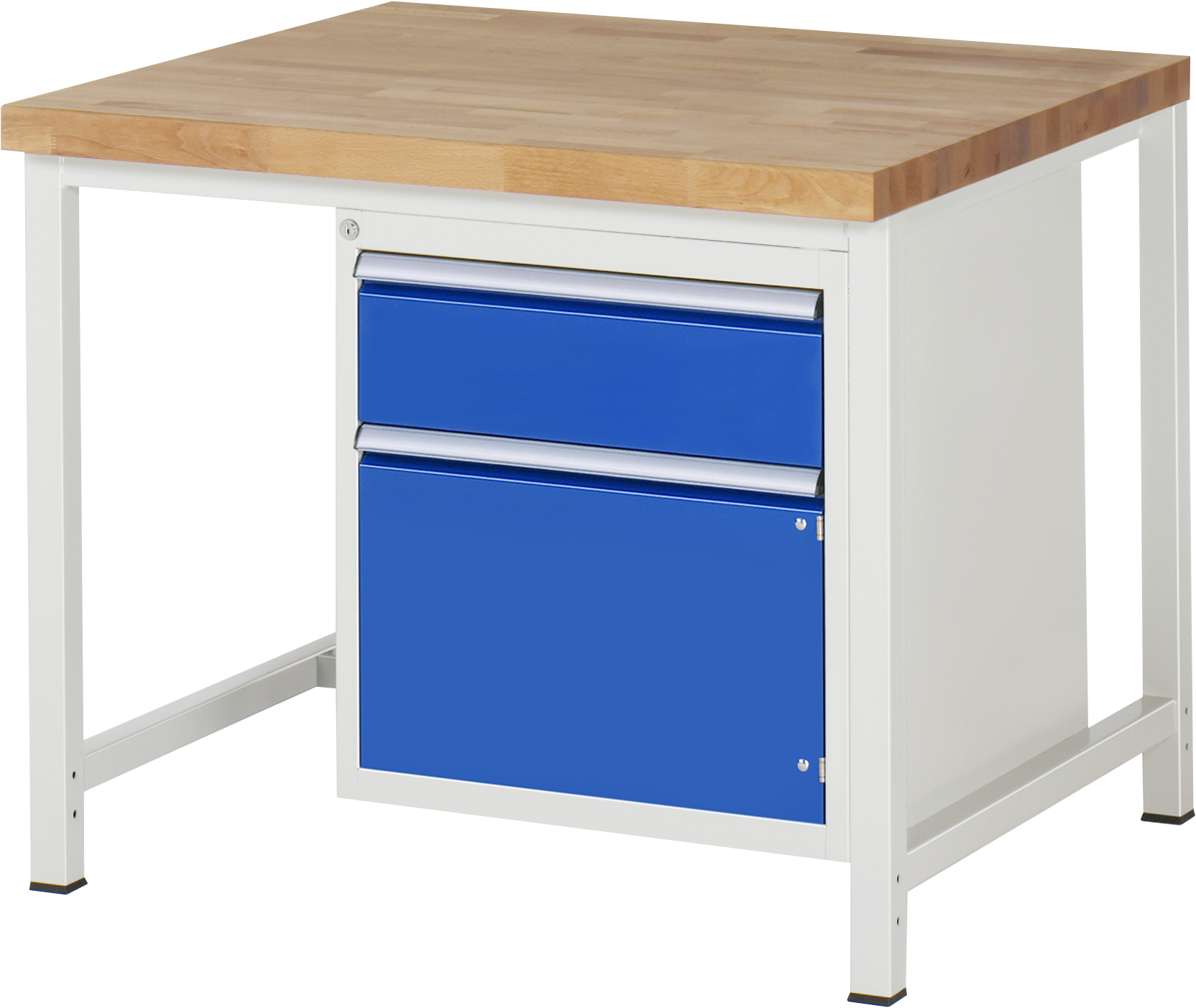 Werkbank Modell 8152, B 1000xT 900xH 840mm, Buche-Massiv-Platte 40mm