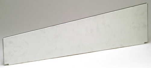 Schüttenabtrenner/-abschluss rechts für Regaltiefe 600 mm
