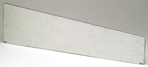 Schüttenabtrenner/-abschluss links für Regaltiefe 400 mm