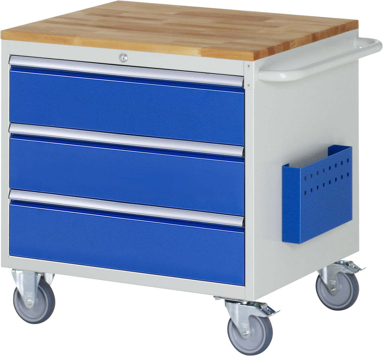Montagewagen Modell XL3.0, B 770 x T 650 x H 795 mm, Buche-Top 25 mm