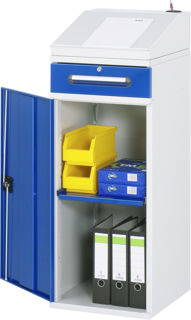 Beistellschrank-Stehpult, Modell 02, stationär