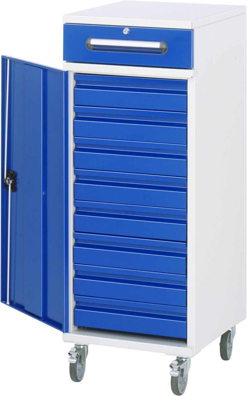 Beistellschrank-Stehpult, Modell 34, mobil