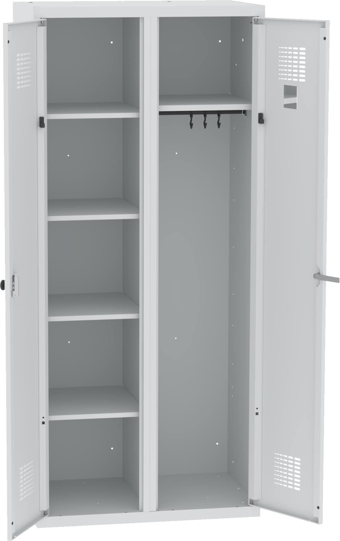Kleider-/Wäscheschrank 1800x800x500 mm HxBxT, WZD 81 st
