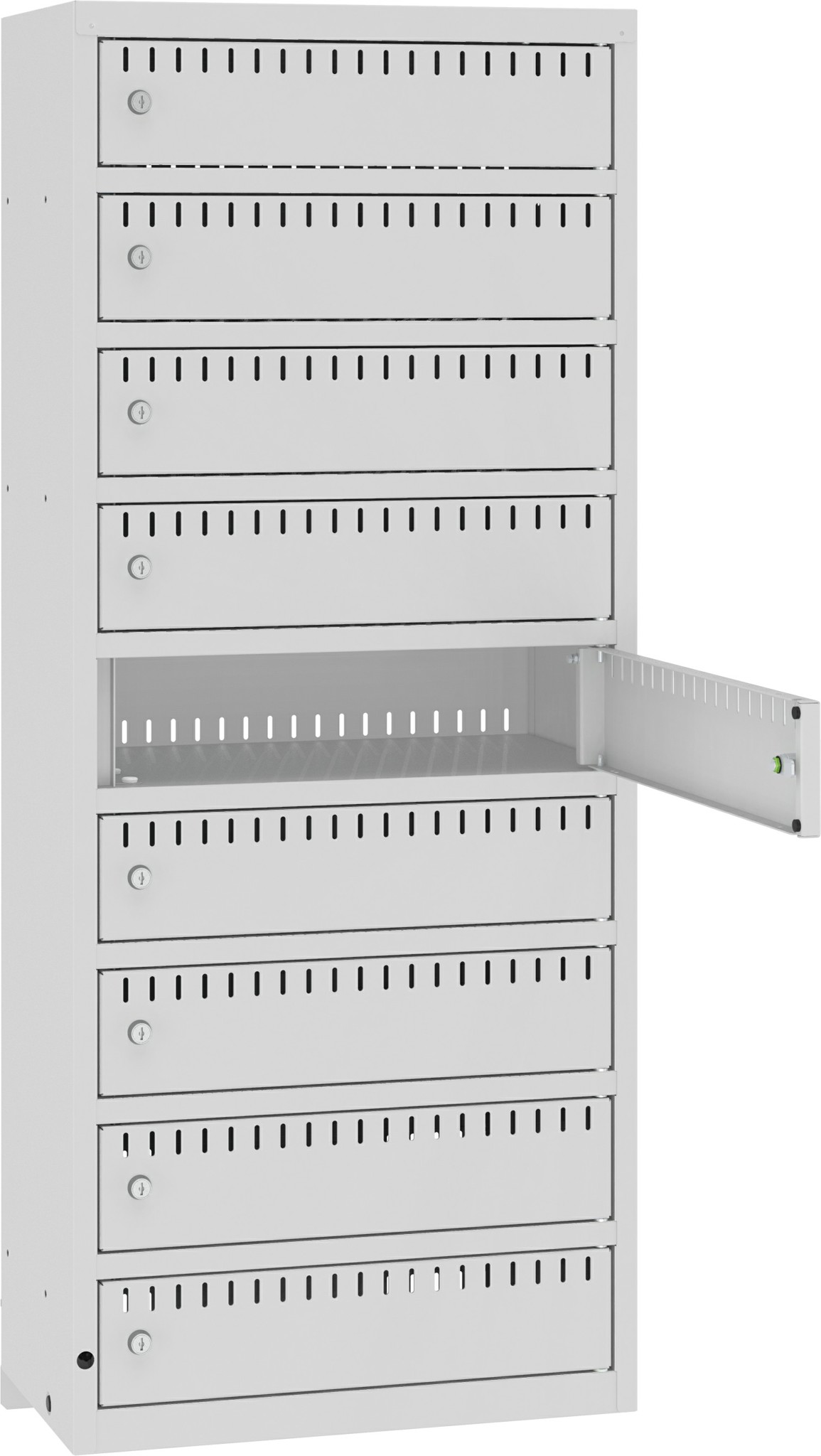 Akku-Ladeschrank für Wandmontage 9 Fächer (PCS M5109)