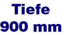 900 mm Werkbanktiefe