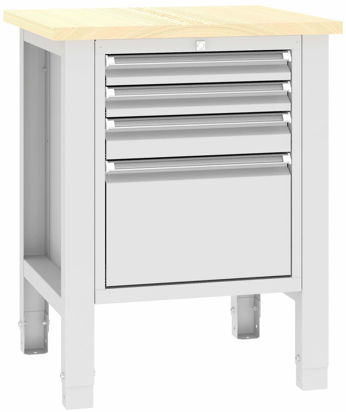 Werkbank SWT 07/7, var. Höhe, 725x620x850-900 mm LxTxH