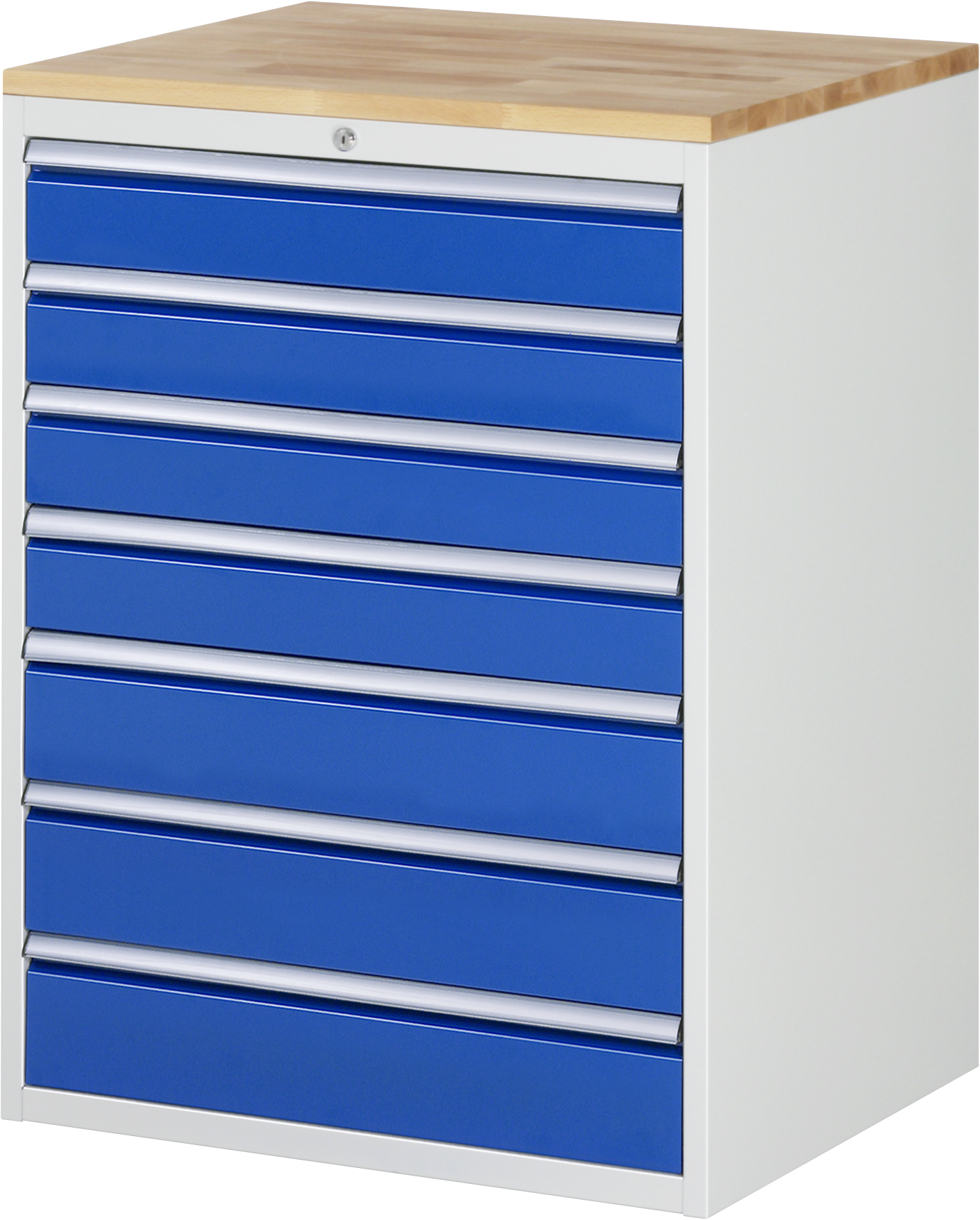 Schubladenschrank Modell XL7.10, 1035 x 770 x 650 mm HxBxT