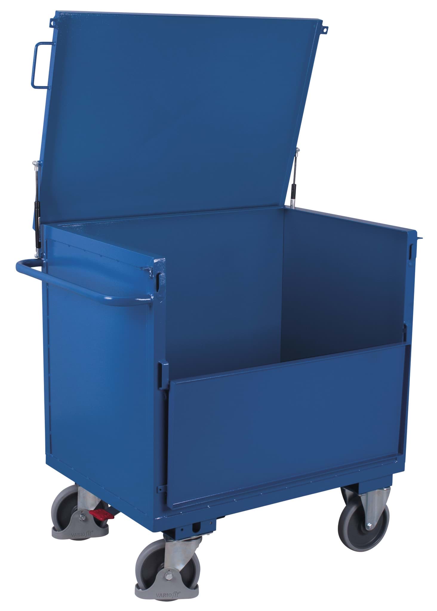 Kastenwagen Blechwände 990x690 mm BxT Ladefläche mit Deckel
