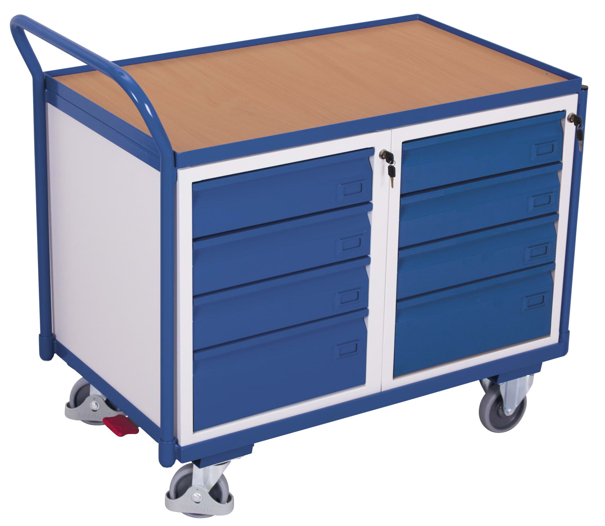 Werkstattwagen, 1 Ladefläche 1125x625x1010 mm BxTxH