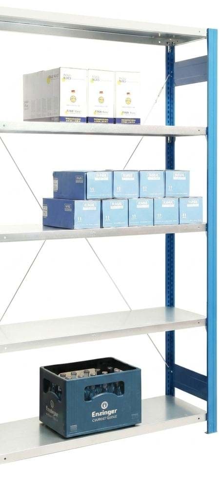 Anbauregal 2000x1005x300 mm HxBxT in diversen Farben