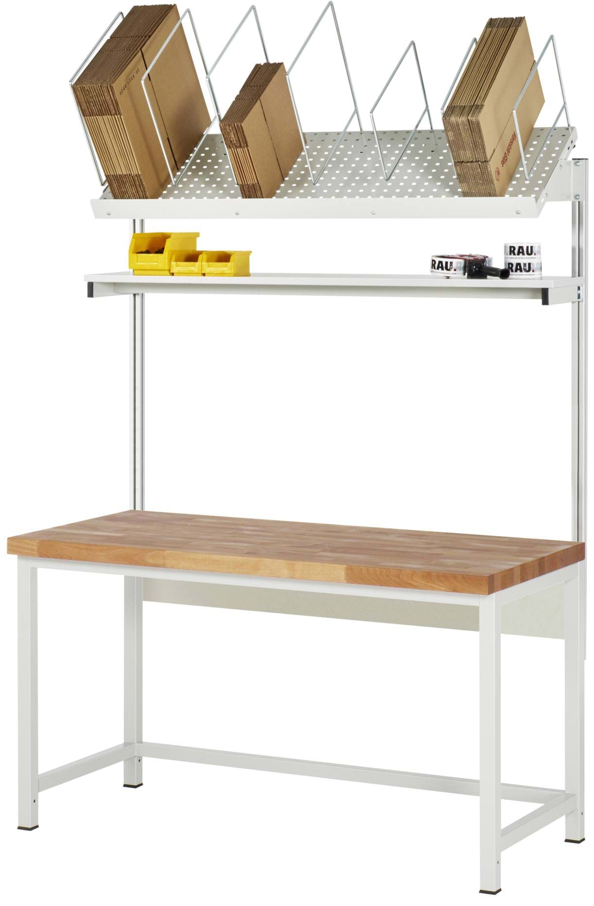 Packtisch 1500x700x840-1040mm LxTxH, manuell höhenverstellbar