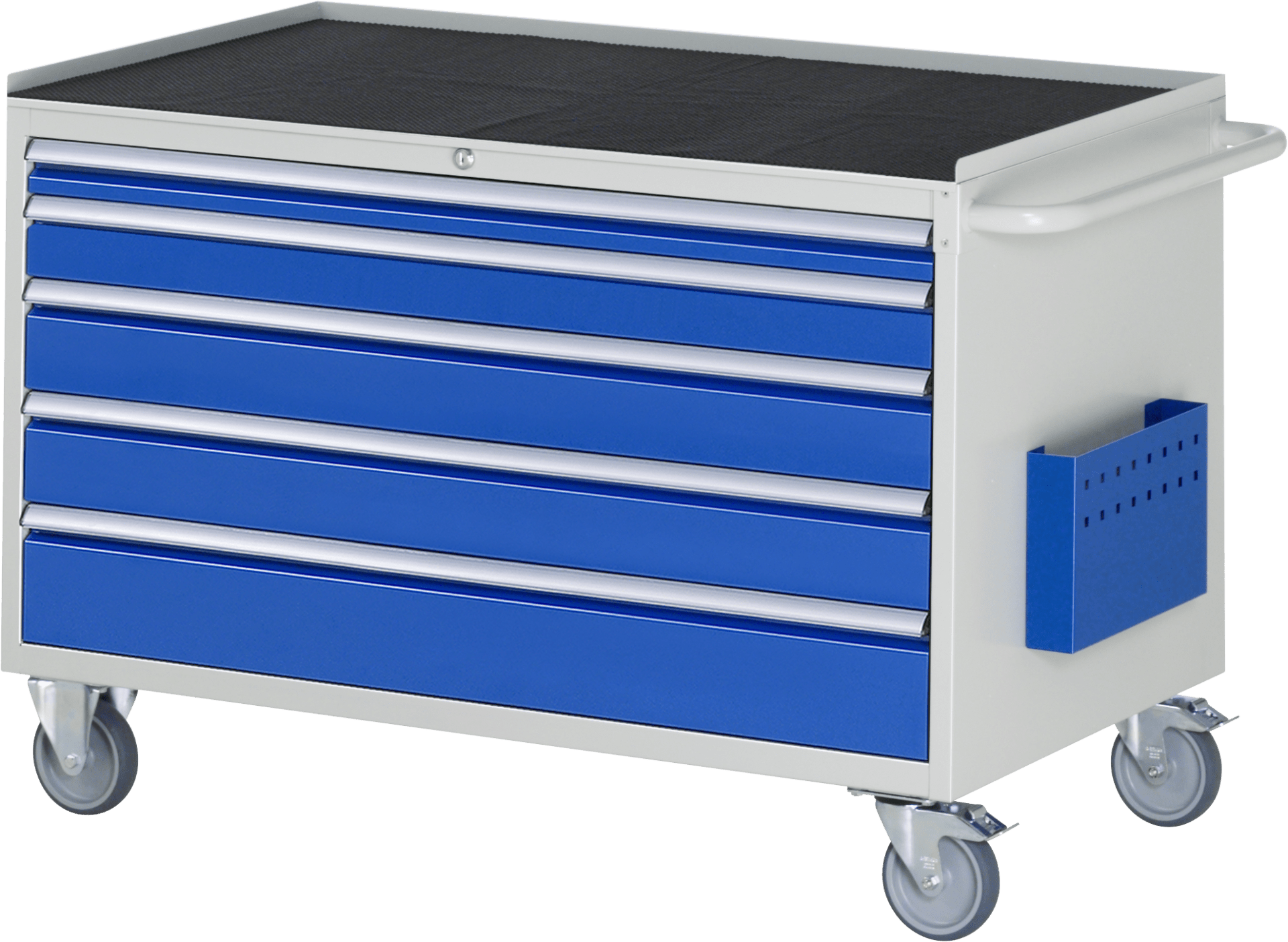 Montagewagen Modell XXL3.11, B 1145 x T 650 x H 795mm, Metall-Top 25 mm mit Anti-Rutsch-Matte 
