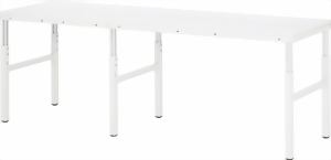 Anbau-Arbeitstisch 1200x500x650-1000 mm LxTxH, Melaminarbeitsplatte