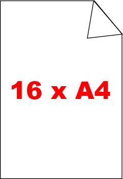 16 x DIN A4