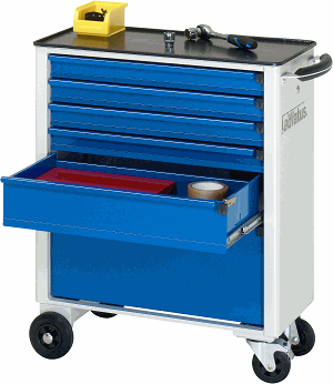 Werkzeugwagen, B 700 x T 350 x H 860 mm