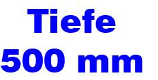 Tischtiefe 500 mm