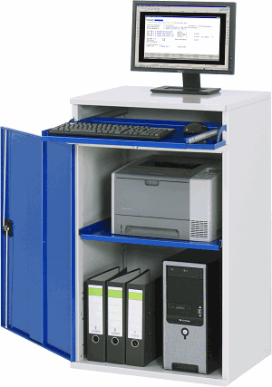 Computer-Schrank - Modell 60, B 650 x T 520 x H 1060 mm