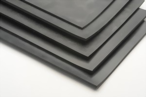 Gummimatte 500x800x2 mm BxTxH