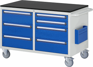 Montagewagen Modell LL3.0.1, B 1145 x T 650 x H 790 mm, Melamin-Top 19 mm