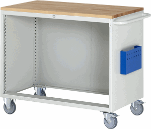 Montagewagen Modell XXL5, B 1145 x T 650 x H 975 mm, Buche-Top 25 mm