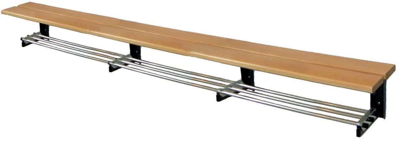 Wandsitzbank für Kinder Länge 3000 mm, Tiefe 290 mm