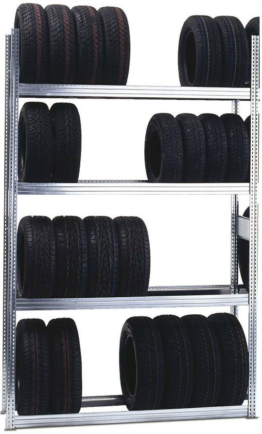 Reifen-Grundregal 2500x1285x400 mm HxBxT