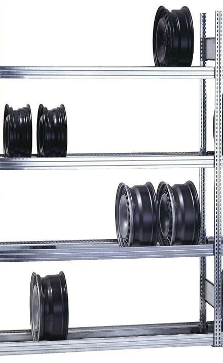 Felgen-Anbauregal 2500x1285x300 mm HxBxT