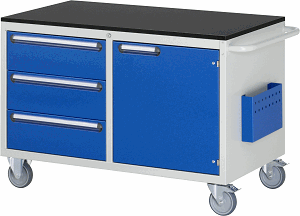 Montagewagen Modell LL3.0.8, B 1145 x T 650 x H 790 mm, Melamin-Top 19 mm